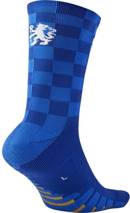 Niebieskie skarpetki treningowe piłkarskie Nike Chelsea CREW-GFX SX7560-495