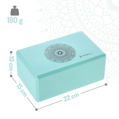 ZESTAW DO JOGI HMS MINT MATA TPE YM10 + KOSTKA KJ02 + PASEK SJ02