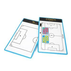 Biało-niebieska tablica taktyczna magnetyczna do piłki nożnej Yakimasport 100451
