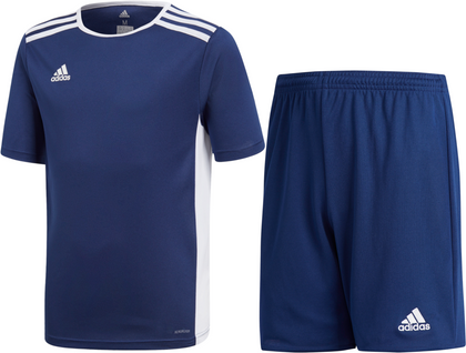 Granatowy strój sportowy na WF Adidas Entrada Parma CF1047+AJ5895 - Junior 