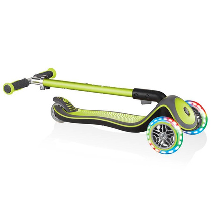 Zielona Hulajnoga Globber Elite Deluxe Lights 444-406