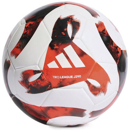 Biało-czerwona piłka nożna Adidas Tiro League HT2424 290g