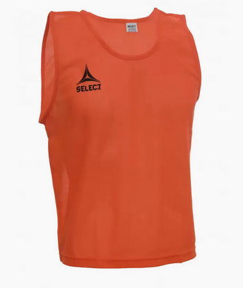 Pomarańczowy znacznik piłkarski sportowy narzutka Select Basic Mini 640007