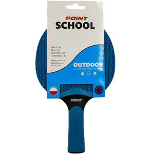 Niebieska rakietka do tenisa stołowego Point School Outdoor