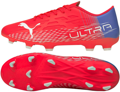 Czerwone buty piłkarskie Puma Ultra 4.3 FG/AG 106532 01