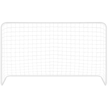 BRAMKA DO PIŁKI NOŻNEJ ENERO Z SIATKĄ 182x122x61CM BIAŁA