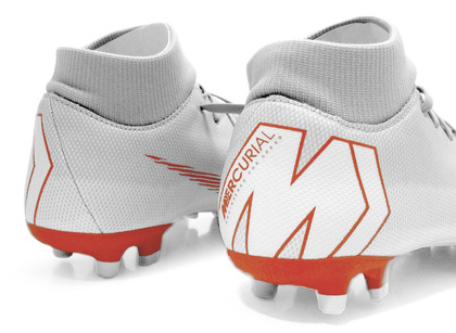 Szare buty piłkarskie Nike Mercurial Superfly Academy FG/MG AH7362-060