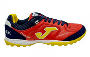 Czerwono-granatowe buty piłkarskie turfy Joma Top Flex 2106 TOPW2106TF