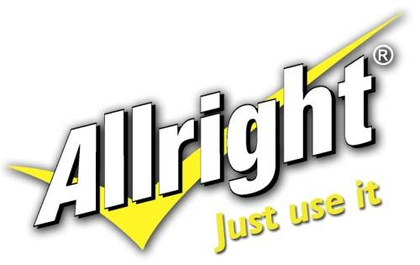 Żółta guma oporowa z rączkami do ćwiczeń fitness Allright FE08004