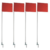 Biało-czerwone chorągiewki narożne boiskowe NO10 CFG-100SWB