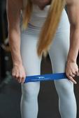 Niebieska guma fitness Yakima mini band 100249 0,9 mm - 1 szt.