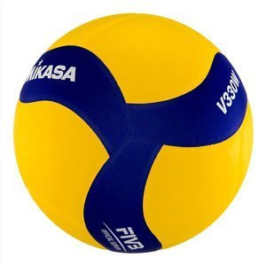 Granatowo-żółta piłka siatkowa Mikasa V330W - rozmiar 5