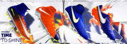 Pomarańczowo-granatowe buty piłkarskie Nike Hypervenom Phelon FG 852595-409 JR