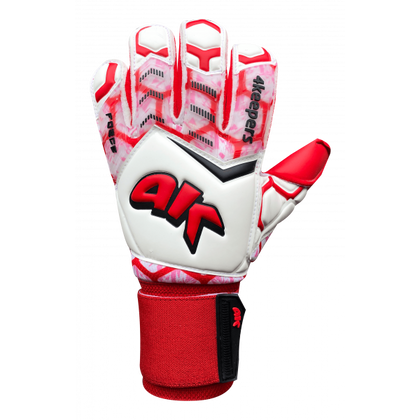 Biało-czerwone rękawice bramkarskie 4Keepers Force V-4 20 HB