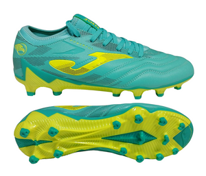 Turkusowo-seledynowe buty piłkarskie Joma Powerful 2527 POWS2527FG