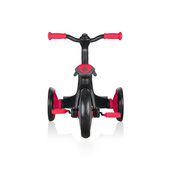 Czerwono-czarny rowerek biegowy Globber Explorer Trike 3w1 631-102