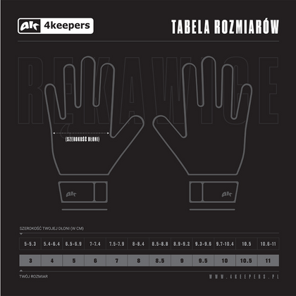 Czarno-seledynowe rękawice bramkarskie 4Keepers Force V-5 20 NC