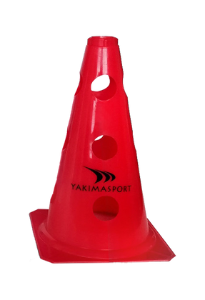 Czerwony pachołek z otworami 23 cm Yakimasport 100606