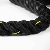 Czarna lina treningowa SMJ EX100 Battling Rope 