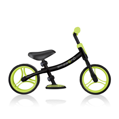 Seledynowo-czarny rowerek biegowy Globber Go Bike Duo 614-202-2