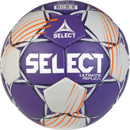 Szaro-fioletowa piłka ręczna Select Ultimate Replica Orlen Superliga EHF 220037