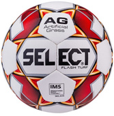 Biało-czerwona piłka nożna orlikowa Select Flash Turf Artificial Grass rozmiar 5