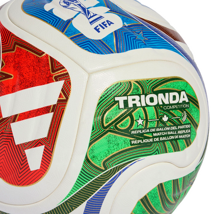 Kolorowa piłka nożna Adidas Trionda Competition World Cup 2026 JD8031