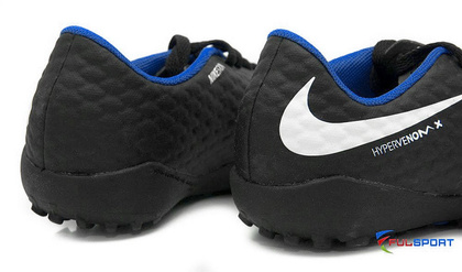 Czarne buty piłkarskie na orlik Nike Hypervenom Phelon TF 852598-002 JR