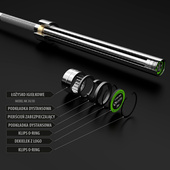 GOP220 PRO + ZG1000R ZACISKI LOCK GRYF PROSTY OLIMPIJSKI 20KG 2200MM HMS