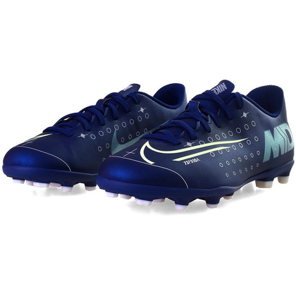 Granatowe buty piłkarskie korki Nike Mercurial Vapor 13 Club GS FG/MG CJ1293-401