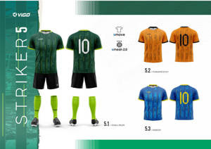 Komplet piłkarski Vigo Striker 5 + nadruk Sublimacja