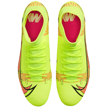 Żółte buty piłkarskie Nike Mercurial Superfly 8 Academy SG-PRO CW7432 760