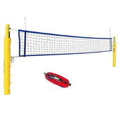Zestaw PRO do siatkówki halowej, słupki aluminiowe