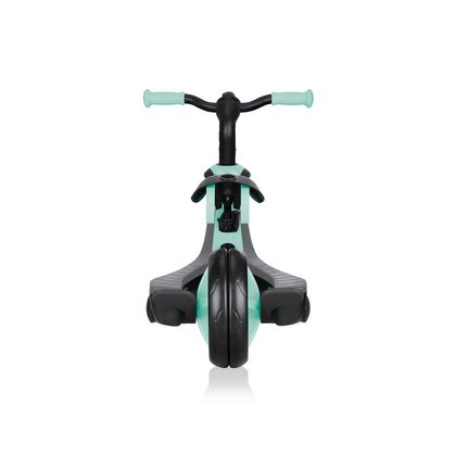 Czarno-miętowy rowerek biegowy Globber Explorer Trike 4w1 632-206-3