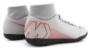 Szaro-czarne buty piłkarskie na orlik Nike Mercurial Superfly Club TF AH7372-060