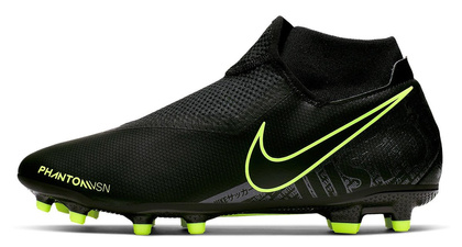 Czarne buty piłkarskie Nike Phantom Vision Academy DF FG/MG AO3258-007
