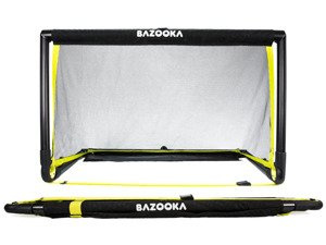 Czarna bramka do piłki nożnej BAZOOKAGOAL 120x75 cm
