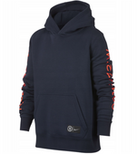 Bluza sportowa Nike Chelsea Code Hoodie JR AJ4088-455 granatowo-pomarańczowa