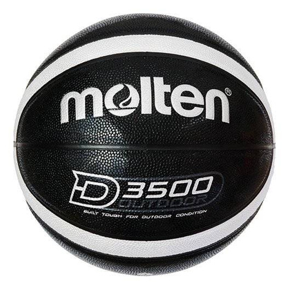 Czarna piłka do koszykówki Molten B7D3500-KS Outdoor - rozmiar 7