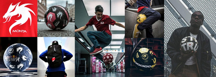 Piłka nożna uliczna MONTA FREESTYLER rozmiar 4.5
