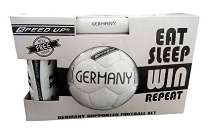 Biało-czarny zestaw piłkarski Speed Up Germany 3090