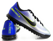 Szaro-niebieskie buty piłkarskie na orlik Nike Mercurial Vortex TF 921497-407 JR