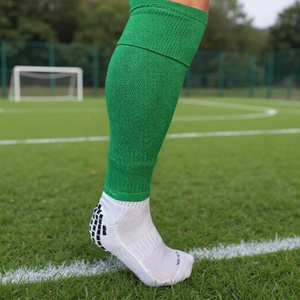 Getry/ skarpety piłkarskie zielone bez stóp 42-47