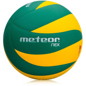 Żółto-zielona piłka siatkowa Meteor Nex 10075 - rozmiar 5