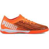 Pomarańczowe buty piłkarskie halówki Puma Ultra 3.1 106090 01