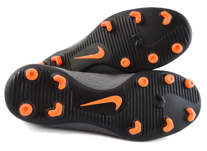 Szaro-czarne buty piłkarskie Nike Hypervenom Phantom Club FG AH7290-081