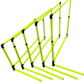 Zestaw żółty płotek treningowy regulowany 68-106 cm 100864 (5 szt.)