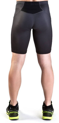 Grafitowe spodenki do biegania legginsy Joma Tight Elite V 100397.110