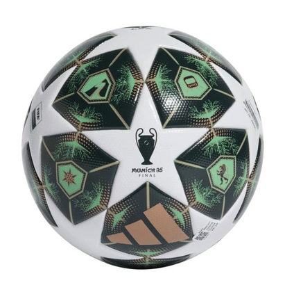Zielono-biała piłka nożna Adidas  UCL UEFA Champions League JH1296