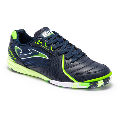 Granatowe-limonkowe buty halowe Joma Dribling 2303 DRIS2303IN